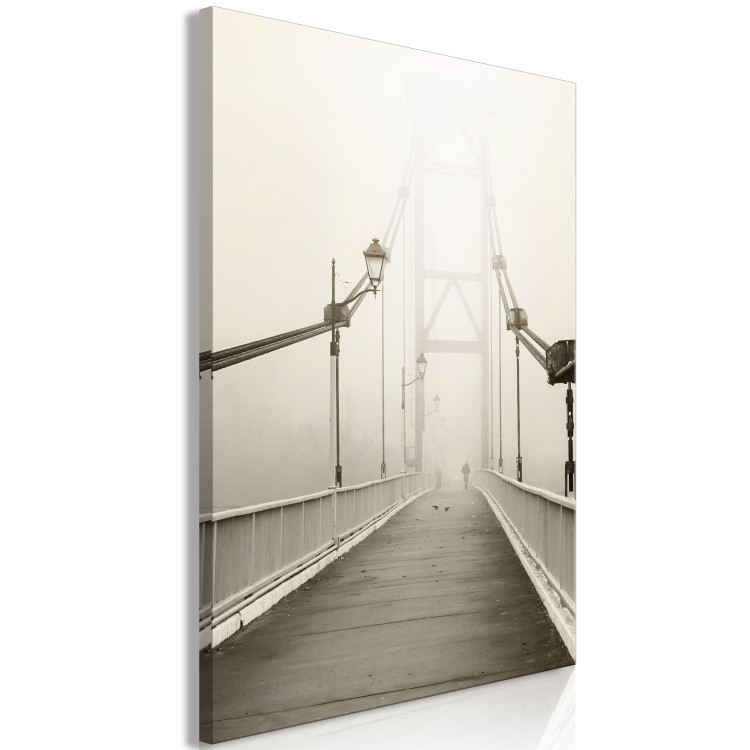 Canvas Bridge in the Fog (1 Part) Vertical 114982 additionalImage 2