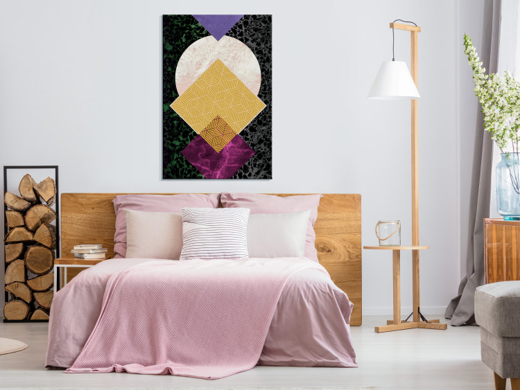 Canvas Modernist geometric figures - abstract art deco inspired 117182 additionalImage 3
