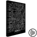 Canvas Print Munich - a minimalistic black and white map of the German metropolis 118082 additionalThumb 6