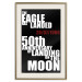Poster Moon Landing - black and white English text with red date 123182 additionalThumb 19