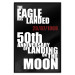 Poster Moon Landing - black and white English text with red date 123182 additionalThumb 24