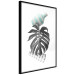 Poster Face of Art - abstraction with leaf and two vases on white background 123282 additionalThumb 11