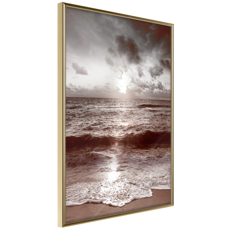 Poster Dream - beach and sea waves landscape against sky and sunlight 123882 additionalImage 12