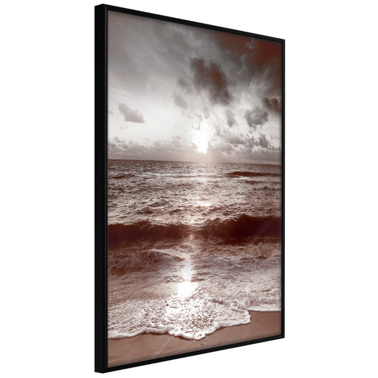 Poster Dream - beach and sea waves landscape against sky and sunlight 123882 additionalImage 12