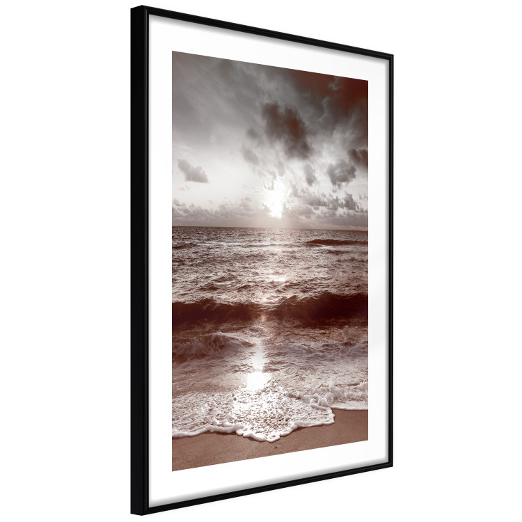 Poster Dream - beach and sea waves landscape against sky and sunlight 123882 additionalImage 11
