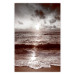 Poster Dream - beach and sea waves landscape against sky and sunlight 123882