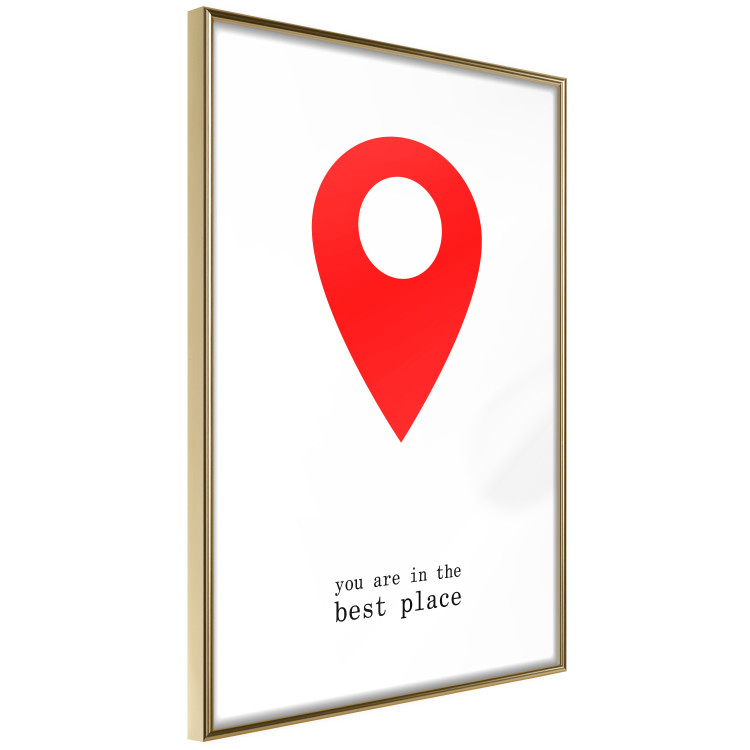 Wall Poster You are in the best place - English inscription and graphic motif 124082 additionalImage 12