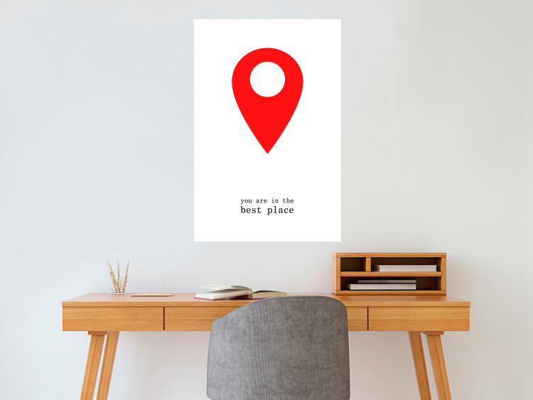 Wall Poster You are in the best place - English inscription and graphic motif 124082 additionalImage 17