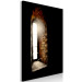 Canvas Art Print Window in the tower - photo of Gothic architecture with narrow window 124382 additionalThumb 2