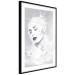 Poster Milky Queen - black and white abstraction of a woman in milk form 124482 additionalThumb 11