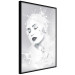 Poster Milky Queen - black and white abstraction of a woman in milk form 124482 additionalThumb 10