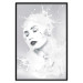 Poster Milky Queen - black and white abstraction of a woman in milk form 124482 additionalThumb 18