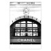 Poster Chanel - black and white architectural building with sculpture and ornaments 126682