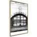 Poster Chanel - black and white architectural building with sculpture and ornaments 126682 additionalThumb 12