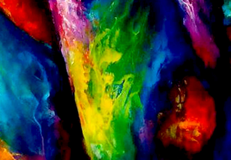 Canvas Art Print Colourful Elephant (1 Part) Vertical 126982 additionalImage 4