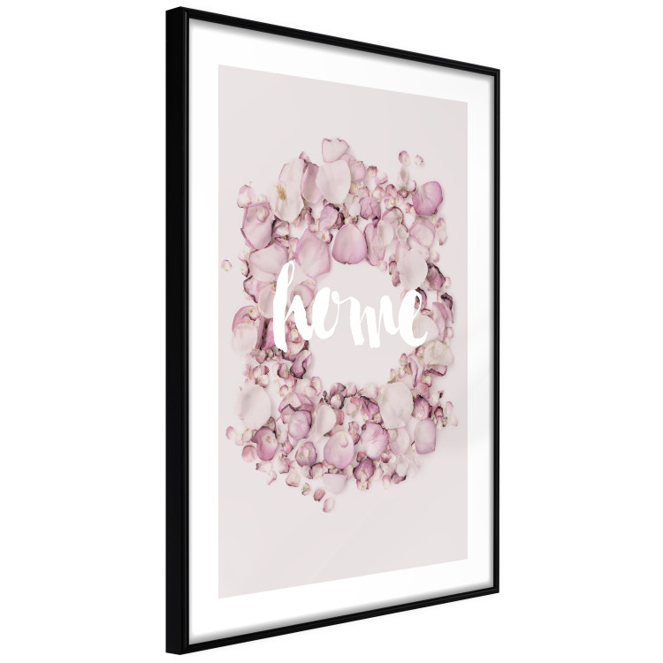 Wall Poster Fragrant Home - English text on a background of scattered flowers 127482 additionalImage 8