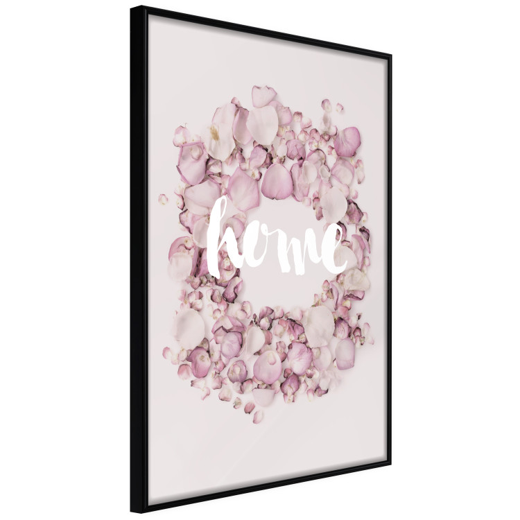 Wall Poster Fragrant Home - English text on a background of scattered flowers 127482 additionalImage 13