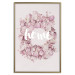 Wall Poster Fragrant Home - English text on a background of scattered flowers 127482 additionalThumb 21