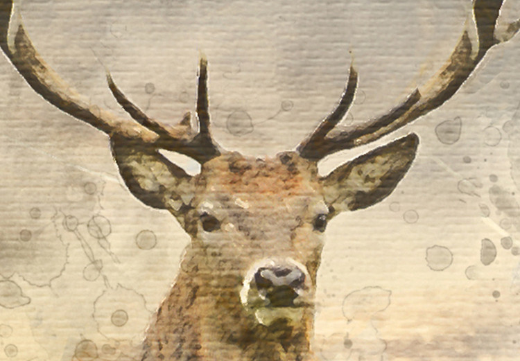 Large canvas print Watercolour Deer II [Large Format] 128682 additionalImage 5