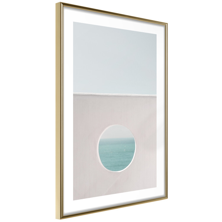 Wall Poster Circular Horizon - landscape of calm sea and clear sky 129482 additionalImage 9