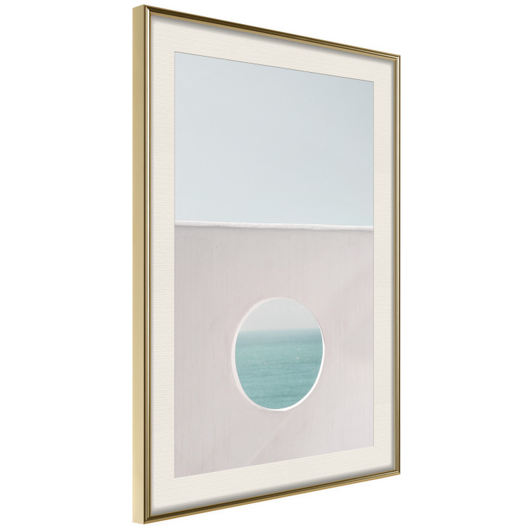 Wall Poster Circular Horizon - landscape of calm sea and clear sky 129482 additionalImage 3