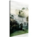 Canvas Art Print Morning Chill (1-piece) Vertical - landscape of misty forest scenery 130282 additionalThumb 2