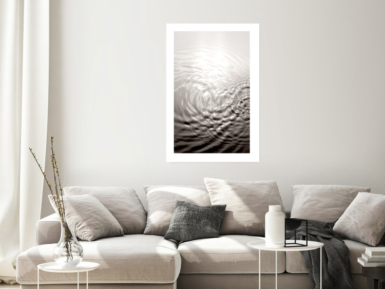 Wall Poster Water Mirror - seascape with waves and the reflection of light 130382 additionalImage 3
