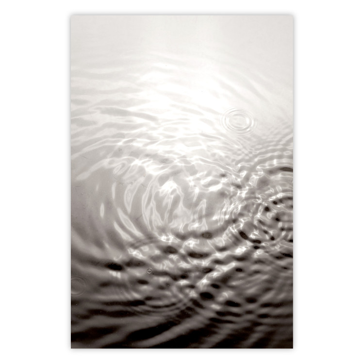 Wall Poster Water Mirror - seascape with waves and the reflection of light 130382