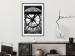 Wall Poster Sacre-Coeur Clock - black and white clock architecture against the city backdrop 132282 additionalThumb 18