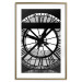 Wall Poster Sacre-Coeur Clock - black and white clock architecture against the city backdrop 132282 additionalThumb 14