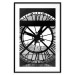 Wall Poster Sacre-Coeur Clock - black and white clock architecture against the city backdrop 132282 additionalThumb 15