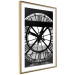 Wall Poster Sacre-Coeur Clock - black and white clock architecture against the city backdrop 132282 additionalThumb 4