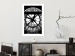 Wall Poster Sacre-Coeur Clock - black and white clock architecture against the city backdrop 132282 additionalThumb 12