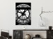 Wall Poster Sacre-Coeur Clock - black and white clock architecture against the city backdrop 132282 additionalThumb 3