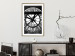 Wall Poster Sacre-Coeur Clock - black and white clock architecture against the city backdrop 132282 additionalThumb 13