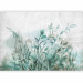 Wall Mural Nature landscape - minimalistic green plant motif with watercolour 135482 additionalThumb 1