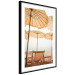 Poster Sunny Gust - summer landscape of beach loungers with the sea in the background 135882 additionalThumb 4
