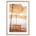Poster Sunny Gust - summer landscape of beach loungers with the sea in the background 135882 additionalThumb 19