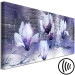 Canvas Art Print Flowers for Mom (1-piece) narrow - magnolias in shades of purple 138582 additionalThumb 6