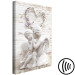 Canvas Boy and Girl (1-piece) Vertical - two angels and a heart 142682 additionalThumb 6