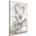 Canvas Boy and Girl (1-piece) Vertical - two angels and a heart 142682 additionalThumb 2
