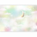 Wall Mural Children's landscape - clouds and moon in the sky in colourful shades 143482 additionalThumb 5