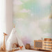 Wall Mural Children's landscape - clouds and moon in the sky in colourful shades 143482 additionalThumb 2
