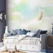 Wall Mural Children's landscape - clouds and moon in the sky in colourful shades 143482 additionalThumb 8