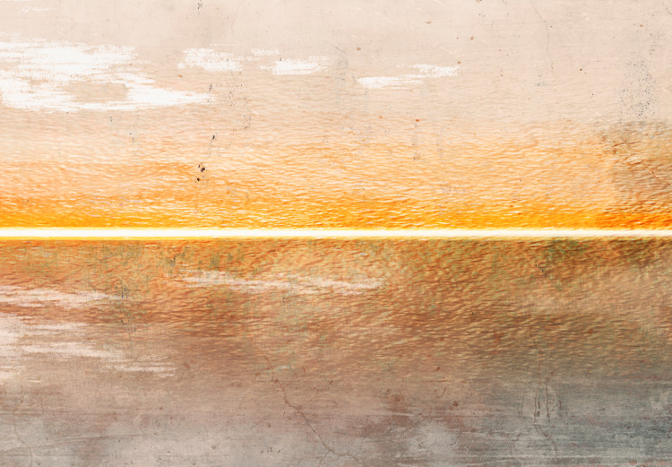 Canvas Print Sunset (1-piece) - seascape amid warm rays 143782 additionalImage 5