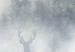 Canvas Deer and Stag in the Mist (1-piece) - animals against the backdrop of a lake and forest 145282 additionalThumb 4