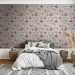 Modern Wallpaper Fuchsia - Delicate Pink Flowers against a Background of Light Green Leaves 146382 additionalThumb 4
