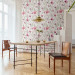 Modern Wallpaper Fuchsia - Delicate Pink Flowers against a Background of Light Green Leaves 146382 additionalThumb 9