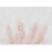Wall Mural Pink Palm Leaves - Delicately Painted Exotic 148582 additionalThumb 1