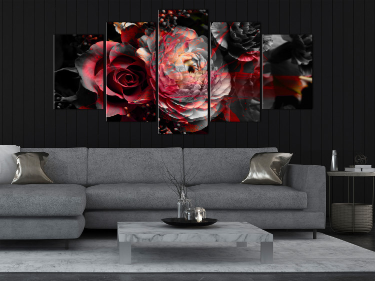 Canvas Print Sadness (5 Parts) Wide 150282 additionalImage 3